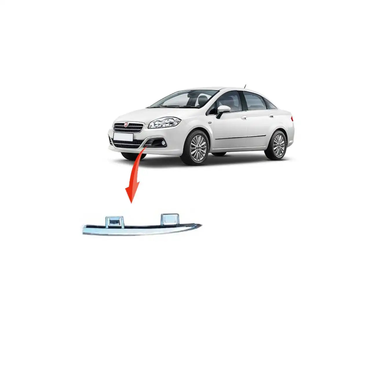 Linea Sis Farı Çerçeve Krom Nikelajı Montaj