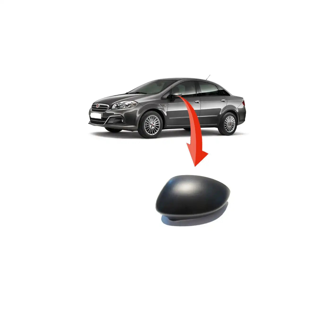 Grande Punto Yan Ayna Kapağı Montaj