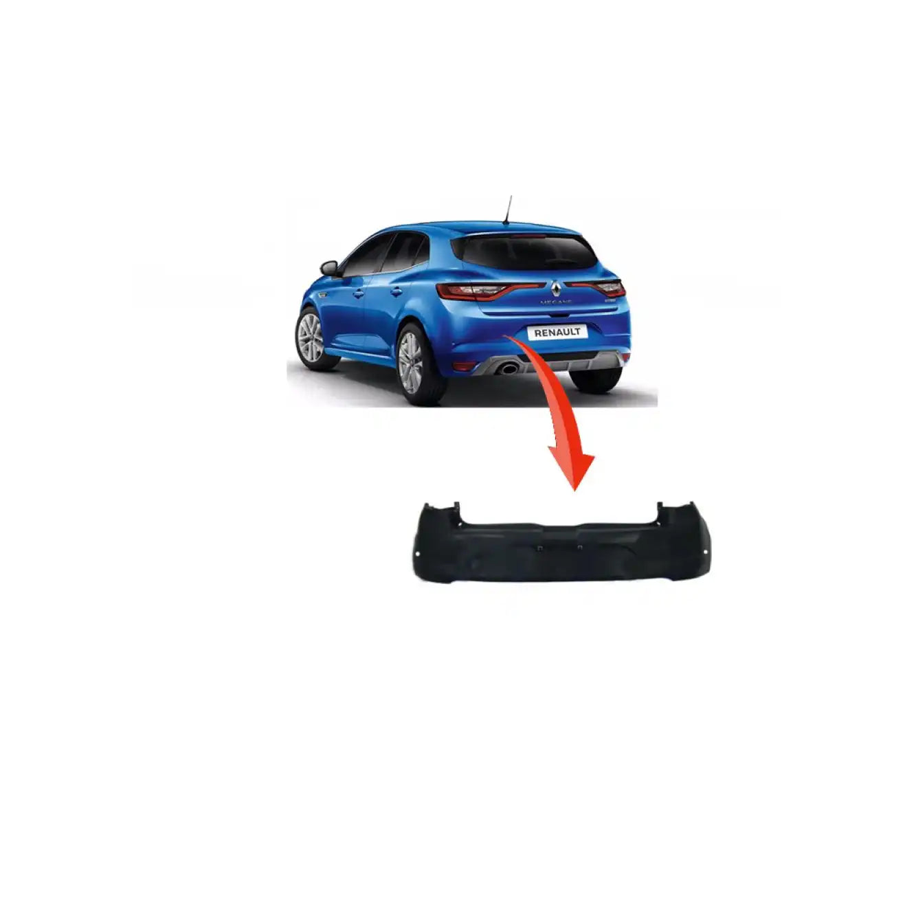 Megane Arka Tampon Montaj