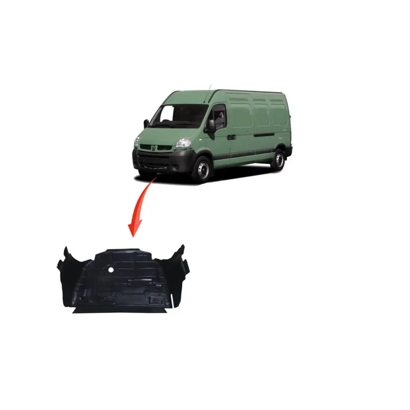 Master Motor Alt Koruma Plastiği Montaj