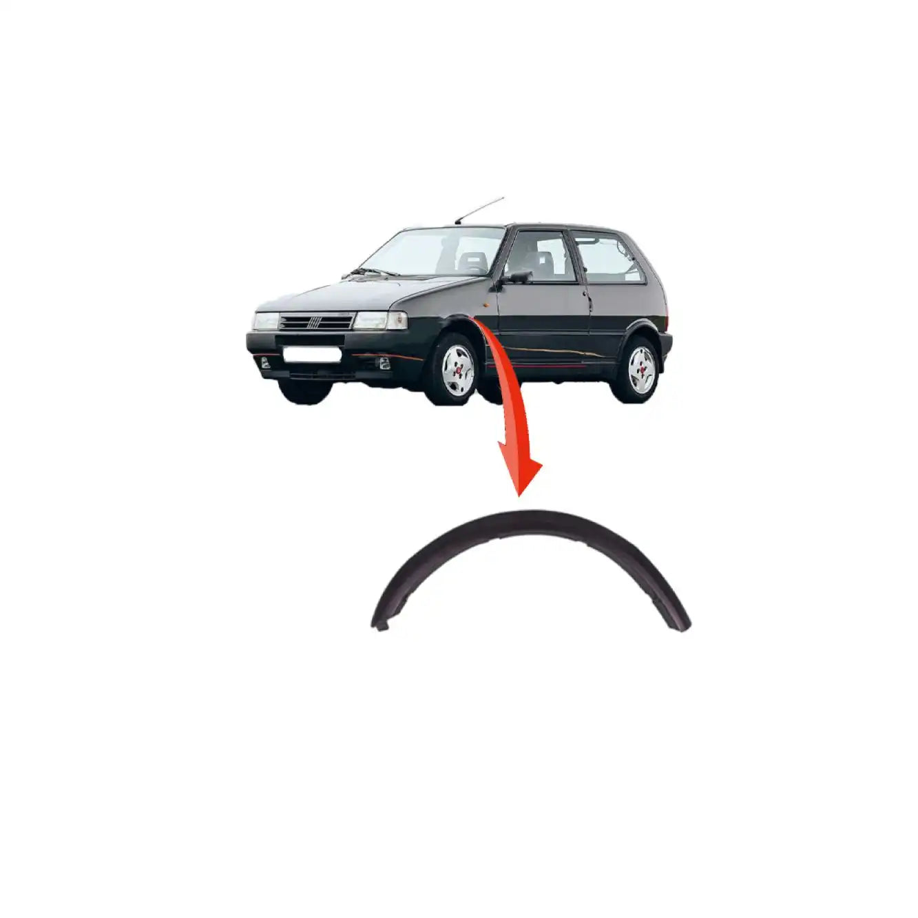 Uno Çamurluk Ağzı Kaplama Plastiği Montaj