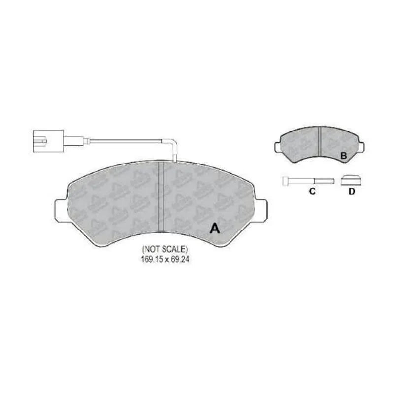 Ducato Ön Fren Balatası 2001-2022 Beşer 77364015