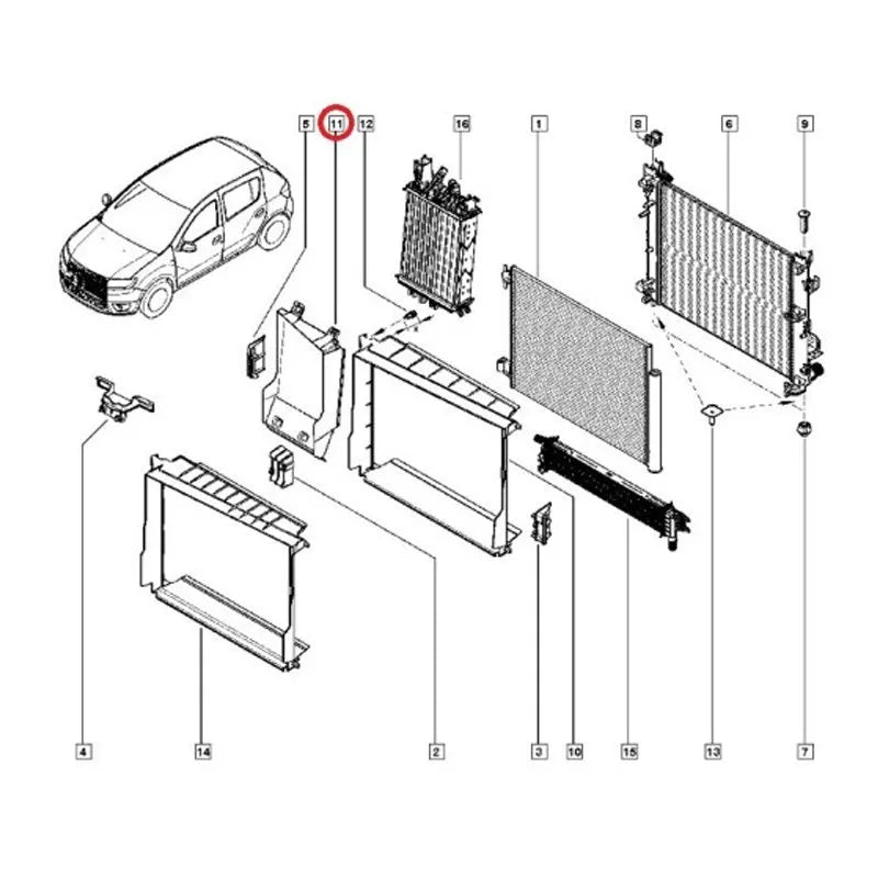 Lodgy Radyatör Davlumbazı