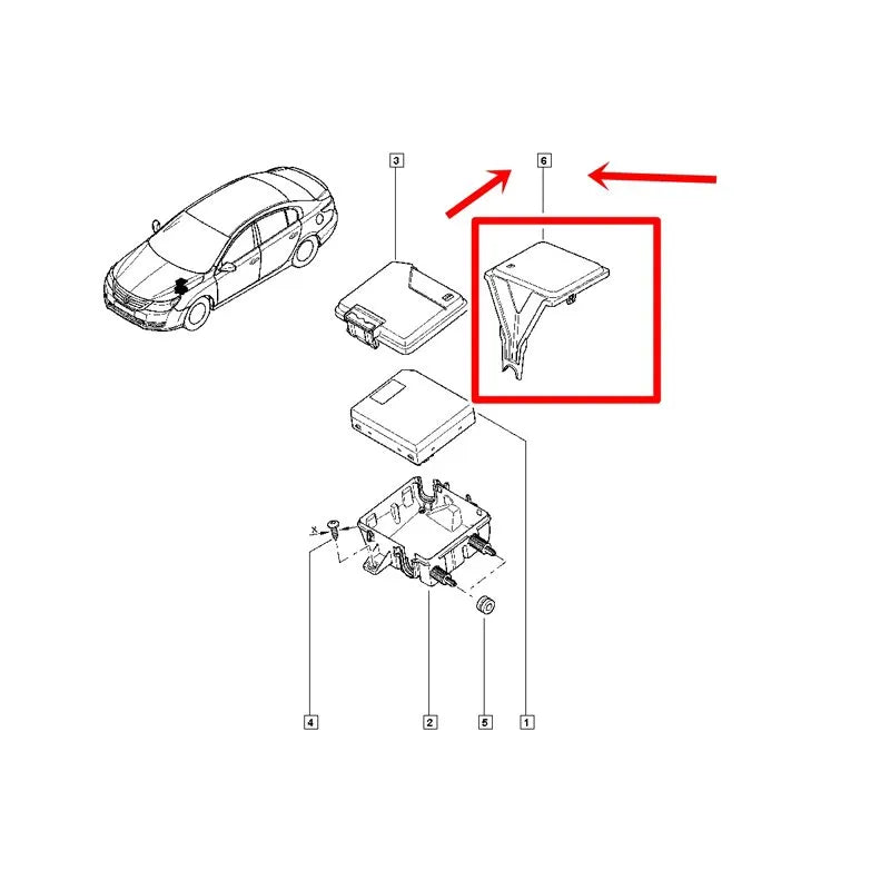 Laguna Sigorta Kutusu Kapağı