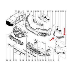 Megane Sis Farı Çerçevesi