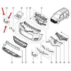 Kangoo Sis Farı Çerçevesi