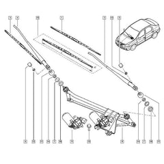 Logan Cam Silecek Süpürgesi