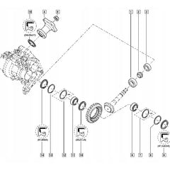 Duster Diferansiyel Keçesi