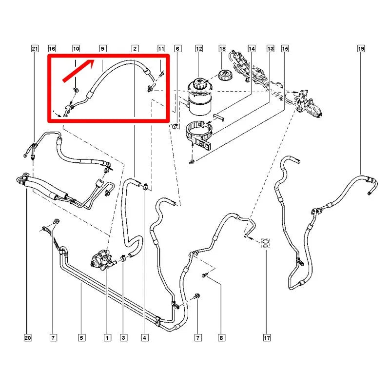 Master Direksiyon Borusu / Hortumu