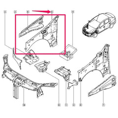 Logan Çamurluk Bağlantı Sacı
