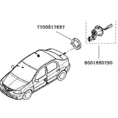 Twingo Bagaj Şifre Çerçevesi