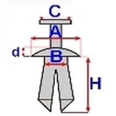 19 Tampon Bağlantı Klipsi