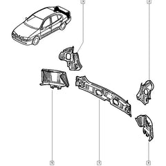 Megane Stop Lambası Alt Sacı