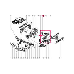 21 Çamurluk Bağlantı Sacı