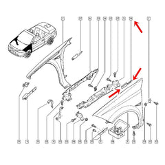 Megane Çamurluk Bağlantı Sacı