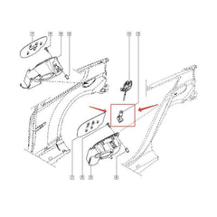 Clio Yakıt Depo Kilit Mandalı