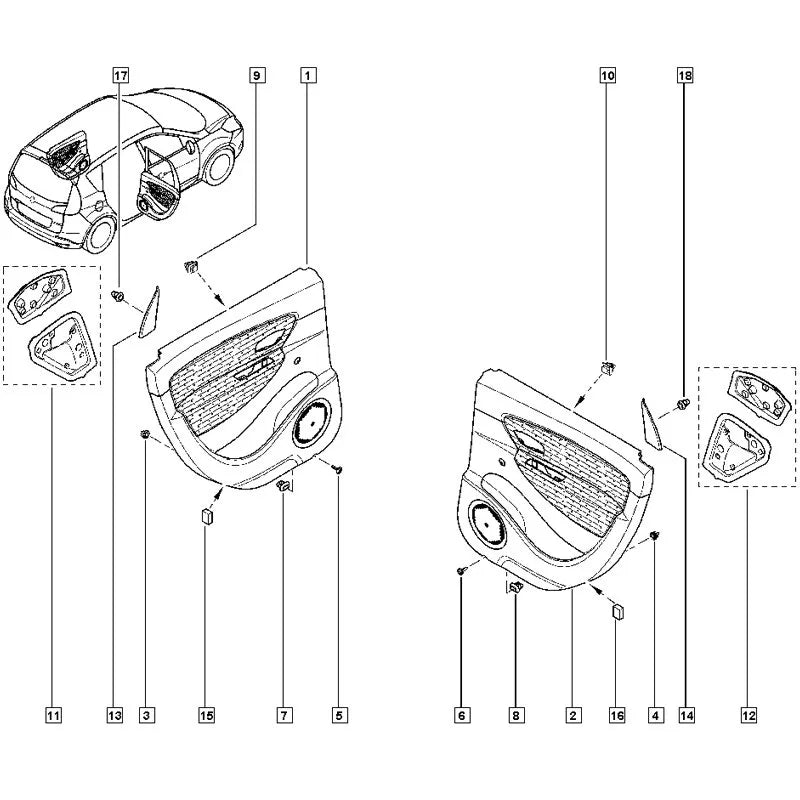 Latitude Kapı İç İzolasyon  Süngeri