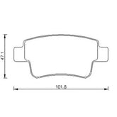 Linea Arka Fren Balatası