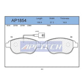 Fiorino Ön Fren Balatası