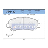 Koleos Ön Fren Balatası