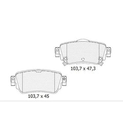 Kadjar Arka Fren Balatası