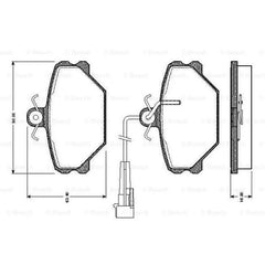 Tipo Ön Fren Balatası