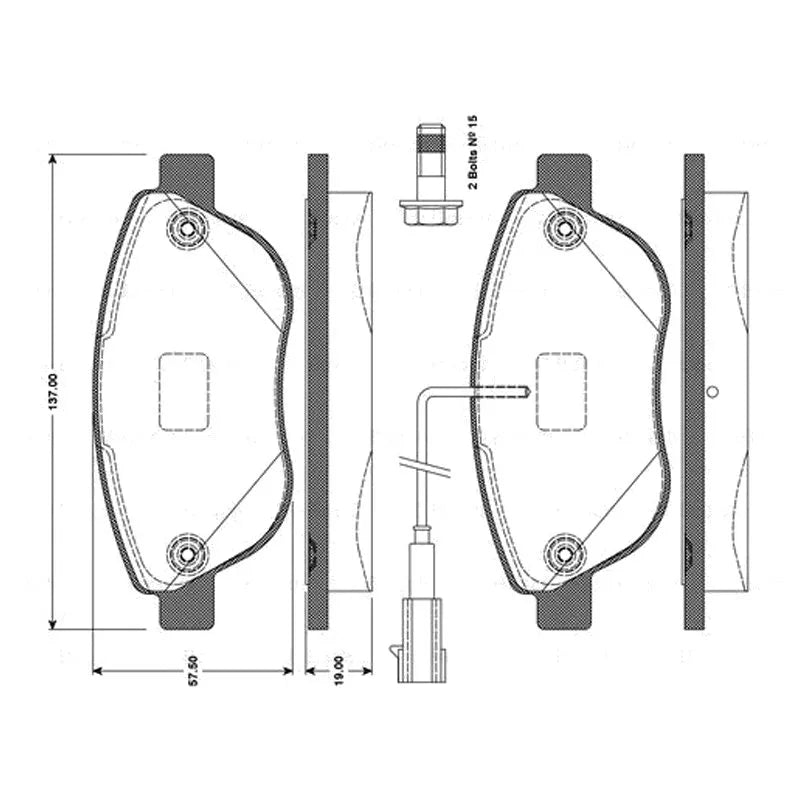 Bravo Ön Fren Balatası Bravo Ön Fren Balatası