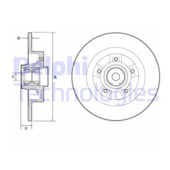 Megane Arka Fren Diski