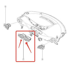 Megane Kalorifer Havalandırma Izgarası