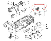 Doblo Kalorifer Havalandırma Izgarası