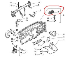 Doblo Kalorifer Havalandırma Izgarası
