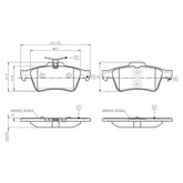 Laguna Arka Fren Balatası