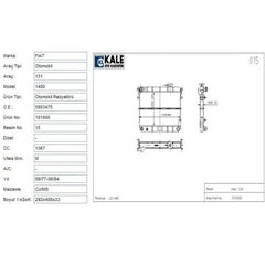 Kartal Motor Su Radyatörü