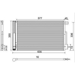 Grande Punto Klima Radyatörü