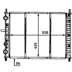 Brava Motor Su Radyatörü