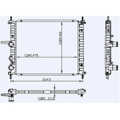 Marea Motor Su Radyatörü