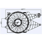 Linea Fan Motoru Komple