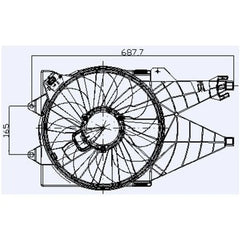 Linea Fan Motoru Komple