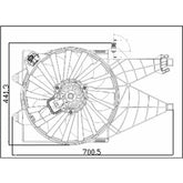 Linea Fan Motoru Komple