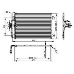 Megane Klima Radyatörü