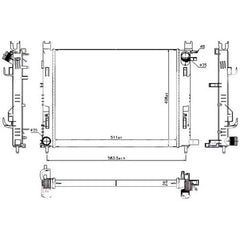 Sandero Motor Su Radyatörü