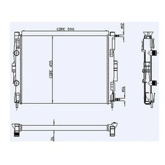 Megane Motor Su Radyatörü