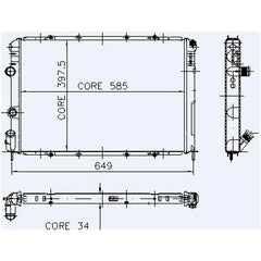 Megane Motor Su Radyatörü