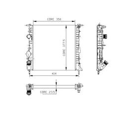 Logan Motor Su Radyatörü