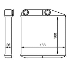 Grande Punto Kalorifer Radyatörü