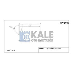 Doblo Klima Radyatörü