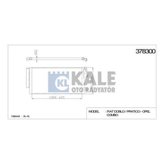 Doblo Klima Radyatörü