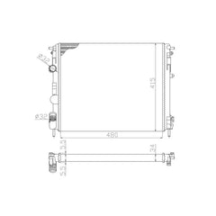 Clio Motor Su Radyatörü