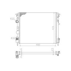 Kangoo Motor Su Radyatörü