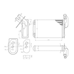 Clio Kalorifer Radyatörü